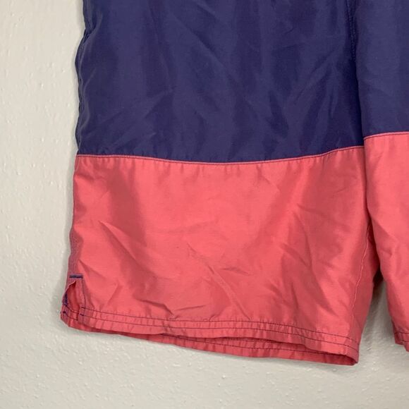 Vineyard Vines Coral And Navy Boys Size 16 Swim Shorts - Picture 4 of 11